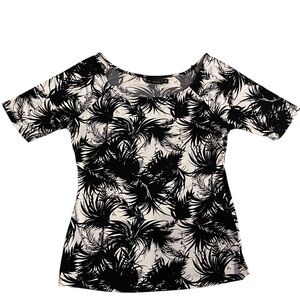 The Limited Black & White Short Sleeve Top Medium